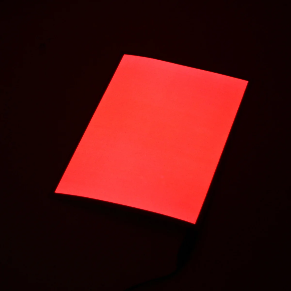 Red Red Light A5 EL Панель электролюминесцентный можно резать Бумага неоновые лист инвертора привода 12V для дома и автомобиля магазин вечерние игрушки - Испускаемый цвет: Red Red Light