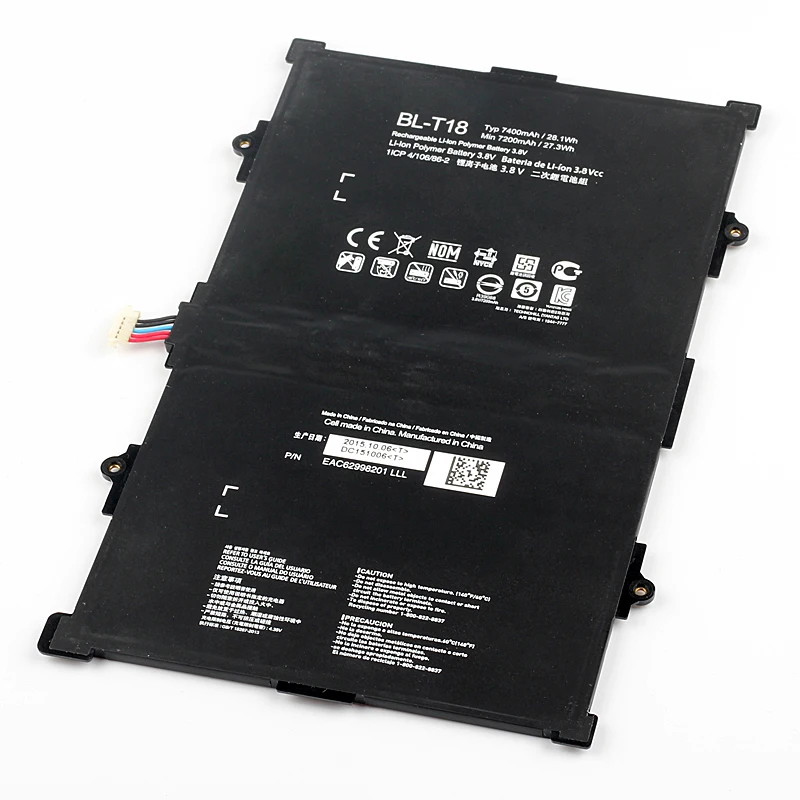 Оригинальный G PAD II планшетный Аккумулятор для LG X 10 1 V930 V935 BL T18 7400 мАч|Аккумуляторы