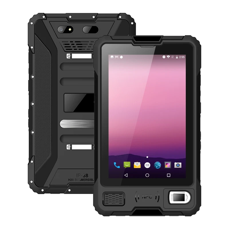 UNIWA V810 2G 3G 4G 8 inch NFC Tablet PC IP67 Outdoor Waterproof Mobile Phone Rugged Tablet Android 7.0 8000mAh Big Battery