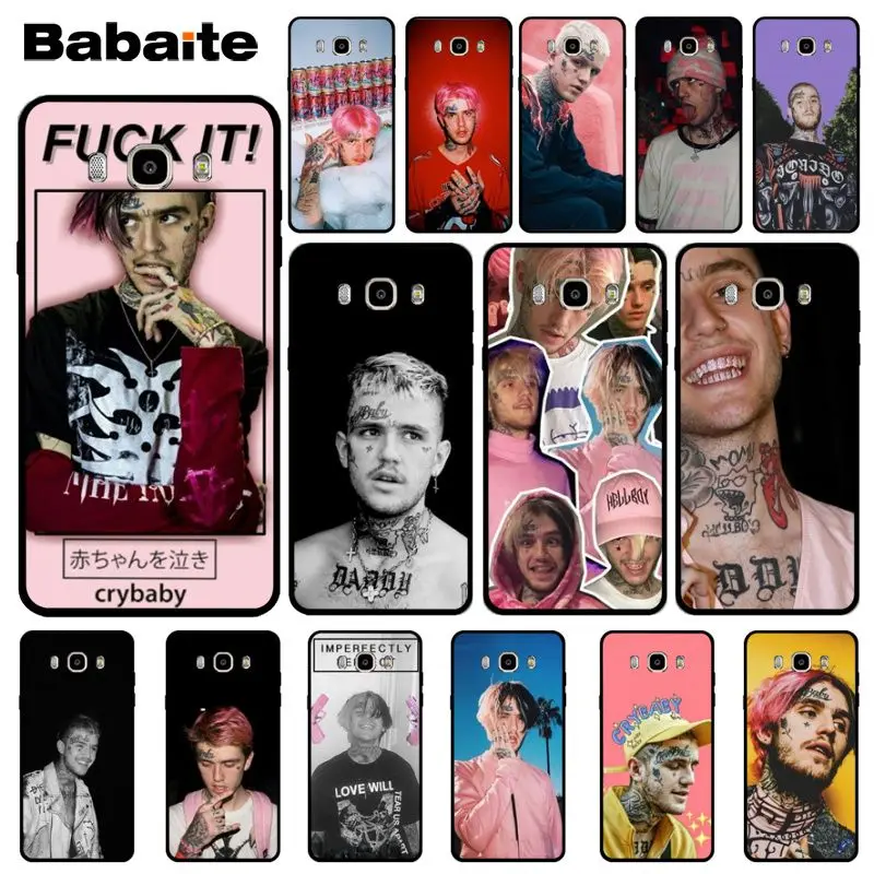 Ультратонкий чехол для телефона Babaite Lil Peep Bo Fundas Samsung J6 2018 J7 J4 2017 J8