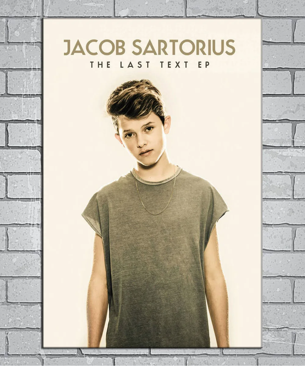 Jacob Sartorius USA Pop Chlid светильник лый холст на заказ постер 24x36 27x40 дюймов домашний