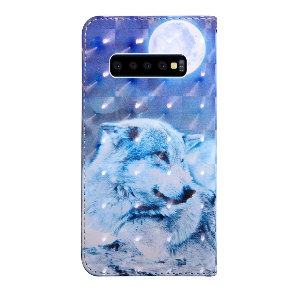 Моряки для Samsung Galaxy S10 Plus чехол 3D Vision окрашенные флип кейс 5G Lite телефона из