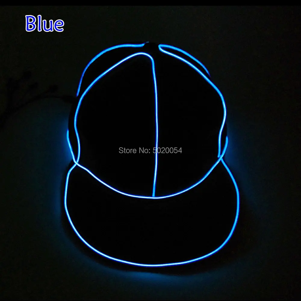 Модная бейсбольная кепка EL Wire s Gorras со светодиодной подсветкой, хип-хоп кепка на лето и весну, светильник, светящаяся Кепка для мужчин и женщин