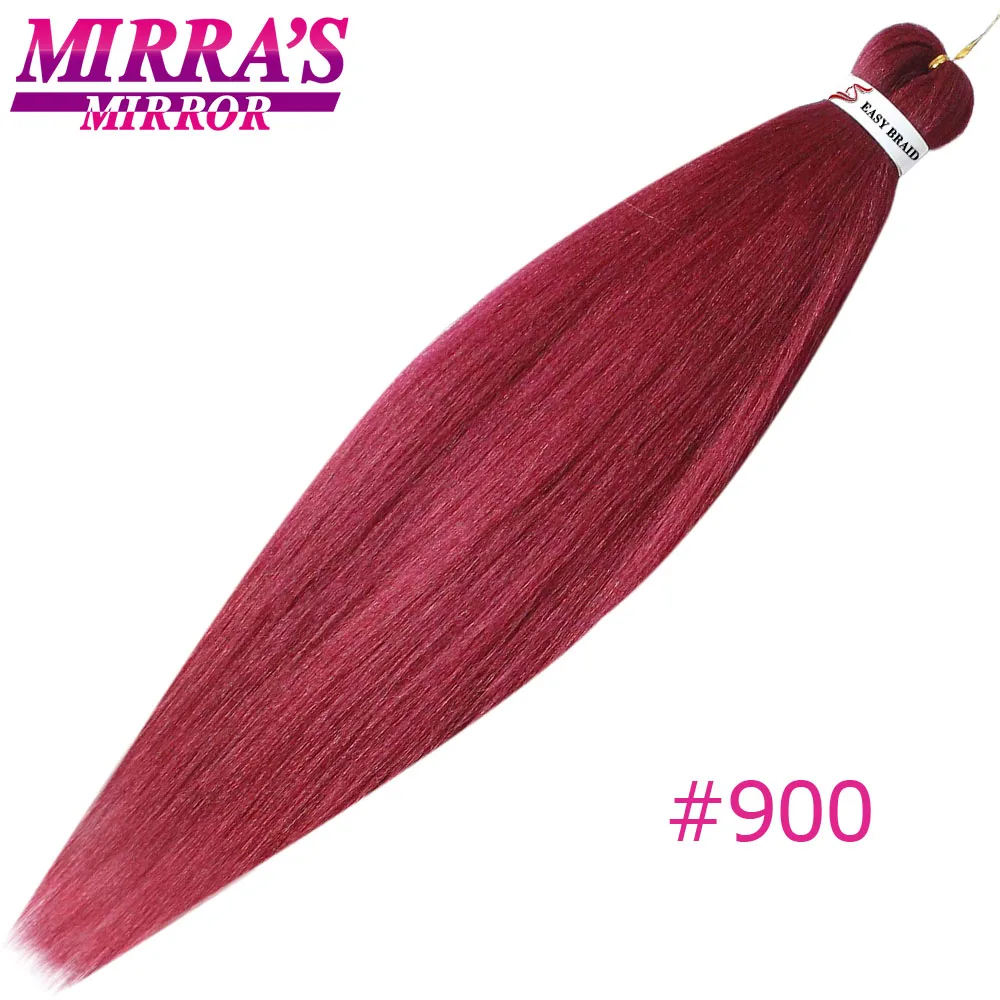 Mirra's Mirror Jumbo косы волос 2" 26" Ombre плетение волос 2 тона синтетическое плетение волос для вязаный крючком горячей воды набор - Цвет: Жук