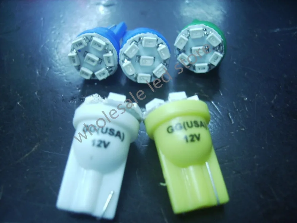 200 X Автомобильный светодиодный T10 194 W5W 7 1206 smd 3020 Светодиодный светильник на