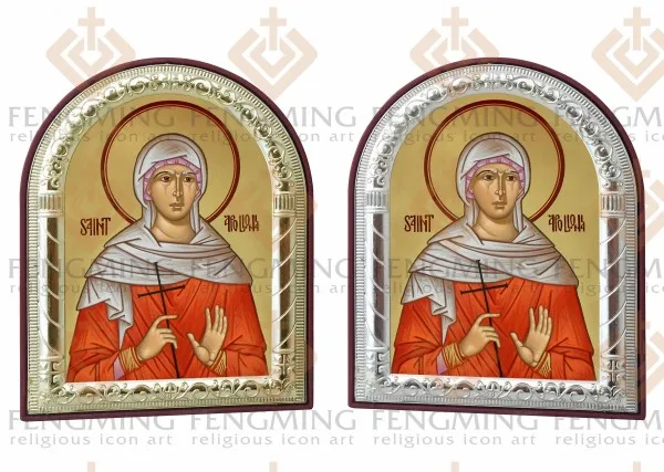 2015 новый дизайн фотографии христианских стен saint Apollonia религиозная мода подарок