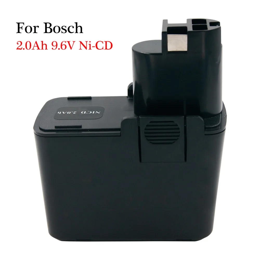 

Rechargeable battery 9.6V 2.0Ah Nicd power tools replacement batteries BAT001 for Bosch cordless drills GSR 9.6 VE PSR PSB 9.6