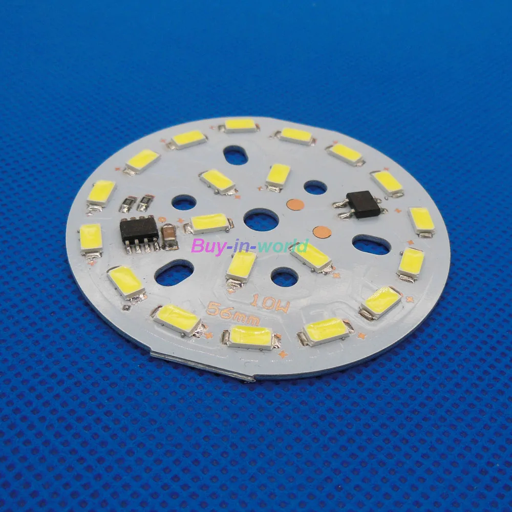 1 шт. светодиодный светильник SMD5730 с регулируемой яркостью AC220 в 3 Вт 5 7 10 12 15 18 24
