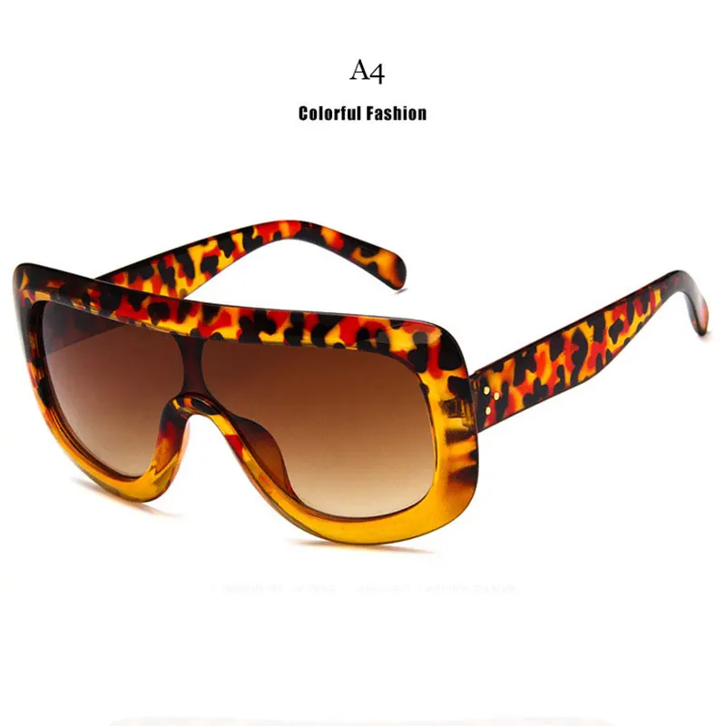 Женские квадратные солнцезащитные очки оверсайз брендовые дизайнерские на