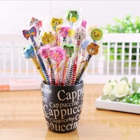 2pc creative cartoon animal wood pencil eraser pencil new standard child student learning stationery school office supplies