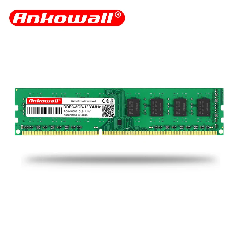 Ankowall DDR3 8 ГБ ОЗУ 1600/1333 МГц Память DIMM для настольного ПК 10600 1 5 В DDR 3 материнская