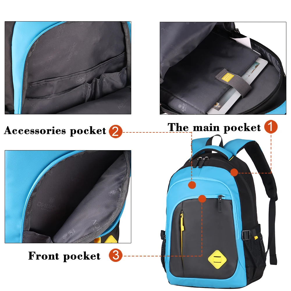 Aoking Повседневный дорожный мужской рюкзак для компьютера школьные рюкзаки отдыха