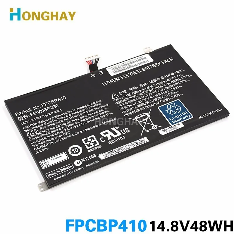 Оригинальный аккумулятор HONGHAY FPCBP410 для ноутбука FUJITSU Lifebook UH574 UH554 FMVNBP230 FPB0304 4ICP6/53/85