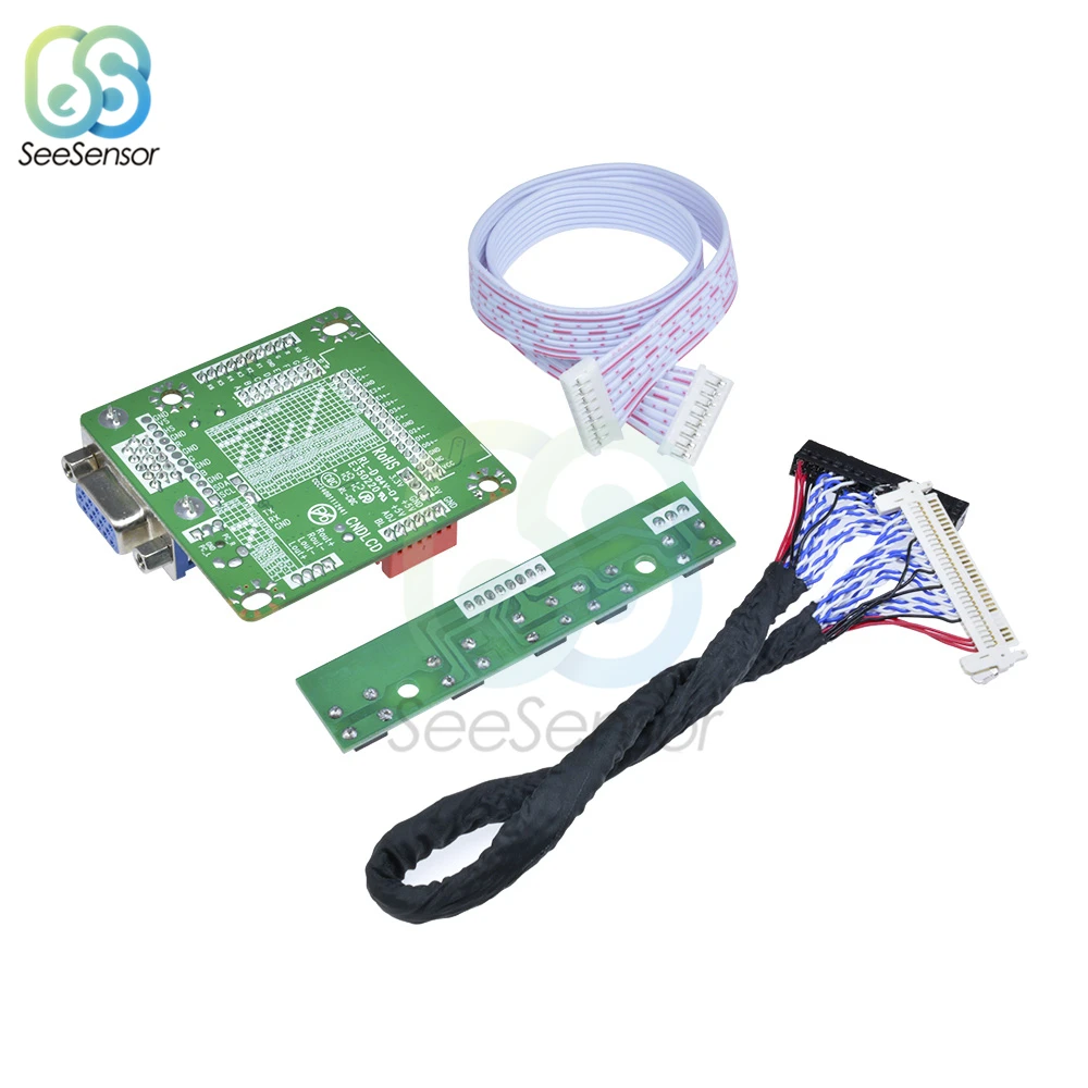 MT6820-B Универсальный ЖК-монитор драйвер платы контроллера LVDS кабель Плата расширения модуль для Arduino с проводом 5 в 1"-42"