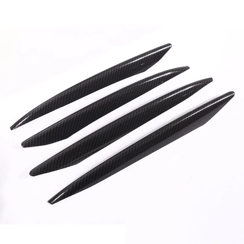 

ABS Plastic Carbon Fiber Color Front Fog Lamp Cover Trim For Mercedes Benz E Class W213 2016 2017 E43 AMG Auto Part Newest