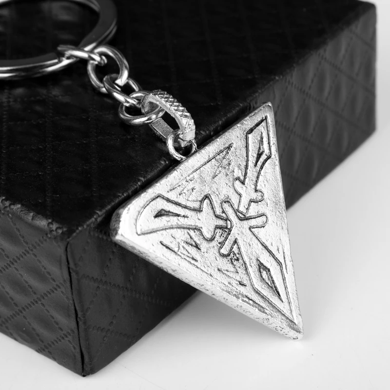 Dongsheng игры League of короче спереди и длиннее сзади) L Trinity силы брелок Striangle кулон