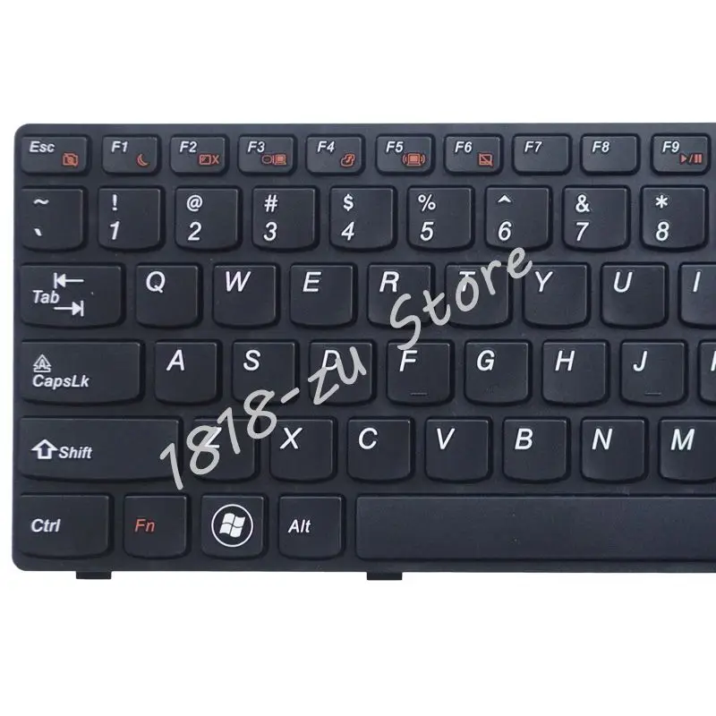 Английская клавиатура YALUZU для Lenovo G580 Z580 G580A V580A Z580A G585 G585A IDEAPAD Z585 Z585A черная США с