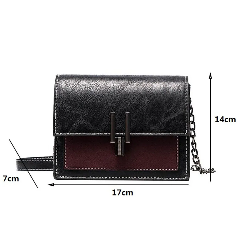 

Women Vintage Casual Bags PU Leather Small Flap Chain Bag Ladies Shoulder Messenger Crossbody Mini Bags Purses and Handbags TL02