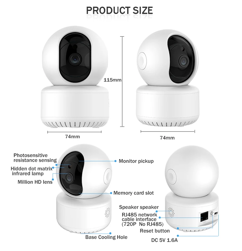 HD 1080P Облачное хранилище iCSee WiFi IP камера интеллектуальная автоматическая система слежения за движением Домашняя сеть видеонаблюдения беспроводная CCTV камера