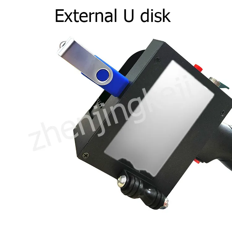Handheld Intelligent Inkjet Printer Small Machine Product Date Food Packaging Code Machine Two-way Printing HD Sweep Spray Gun