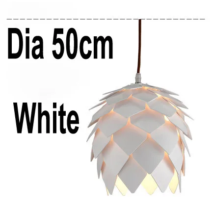 Dia 50cm white Современный художественный дубовый деревянный шишка подвесные светильники из дерева Современные светильники для столовой ресторана ретро светильники Светильник - Цвет корпуса: Dia 50cm white