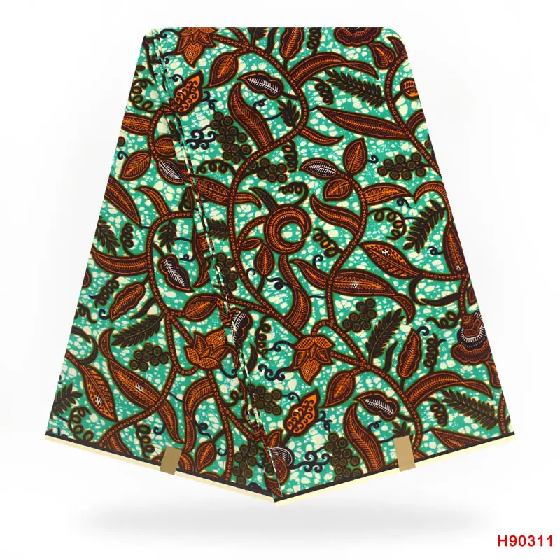 Африканская восковая штамповка 6 ярдов/шт. Высококачественный голландский