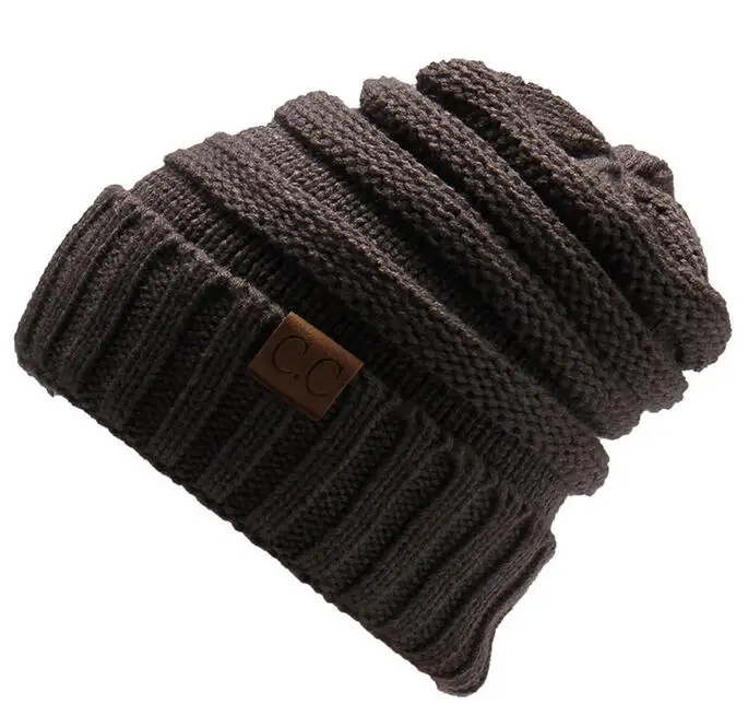 M148 Dark Gray CUHAKCI,, шапка в стиле хип-хоп, зимняя, теплая, Skullies, шерстяная, Вязанная, шапка, теплая, флисовая, шапка, женские шапочки, модные женские шапки - Цвет: M148 Dark Gray