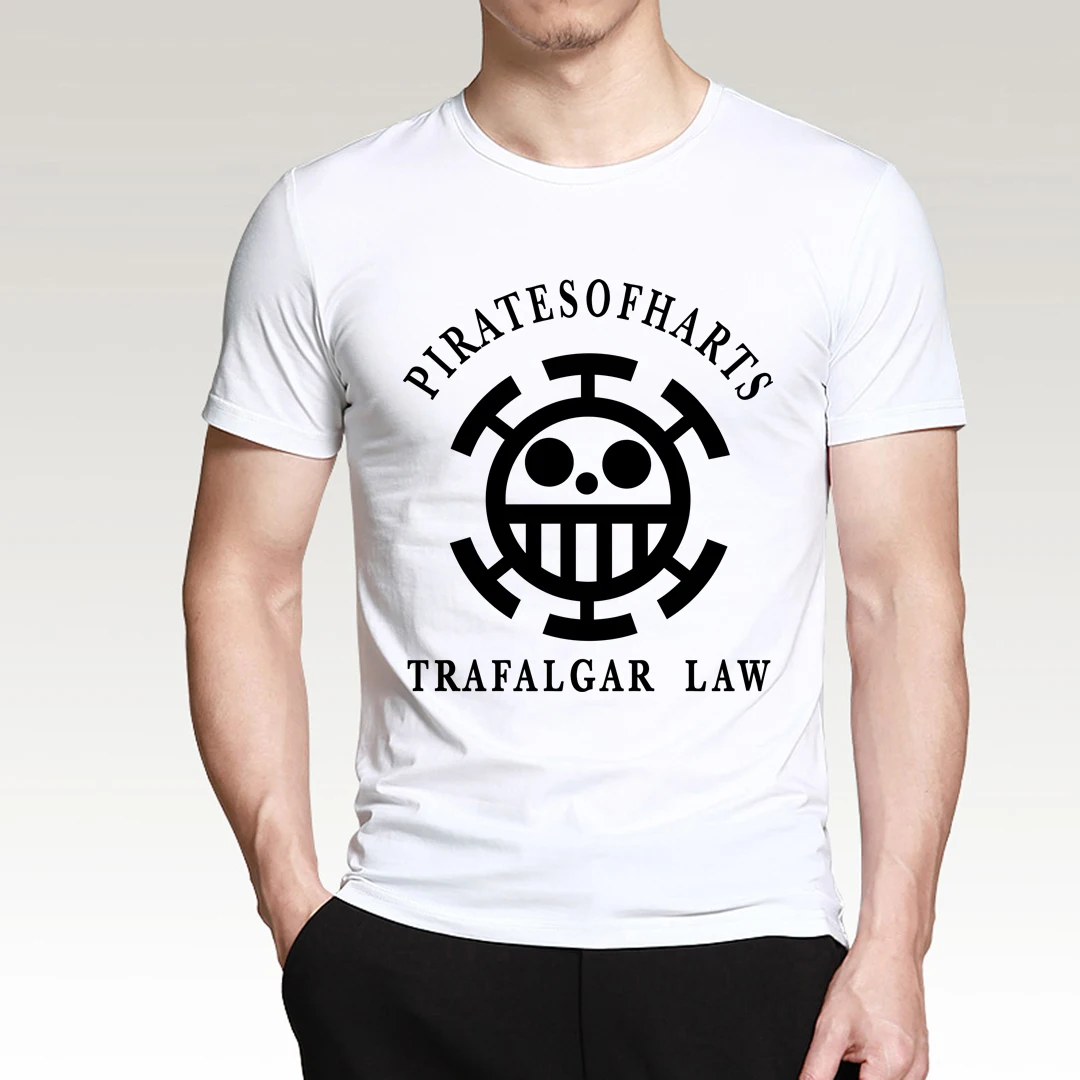 Lasting Шарм японского аниме Одна деталь Луффи Повседневное футболки Для мужчин