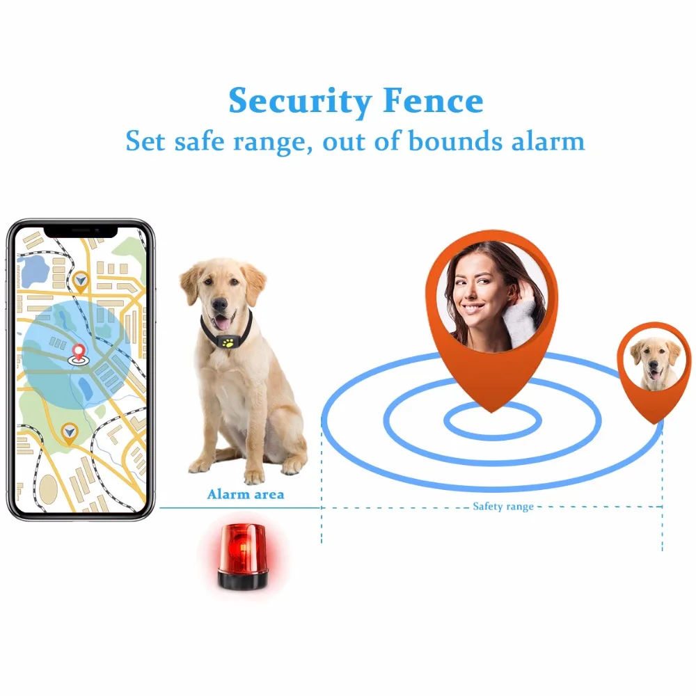 Z8 A pet трекер ошейник для собак кошек gps водонепроницаемый usb кабель
