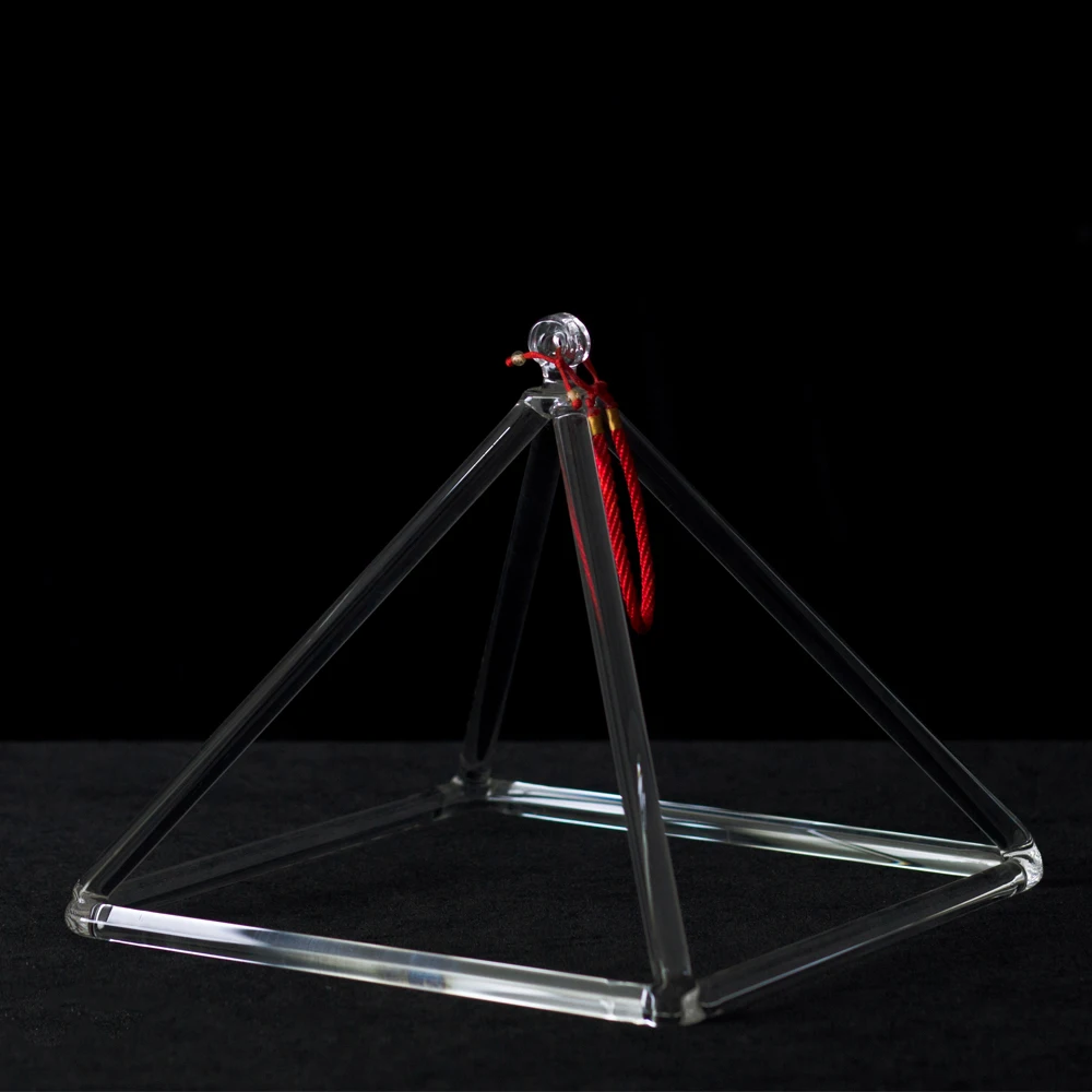 12 &quotБольшой размер кварцевый кристалл поющая пирамида для звуковой лечебной