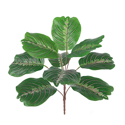 New Artificial plant Tropical Large Palm Tree Leaves Fake Plants For Home Party Valentine's Day Wedding Decoration - Цвет: Banana Leaf