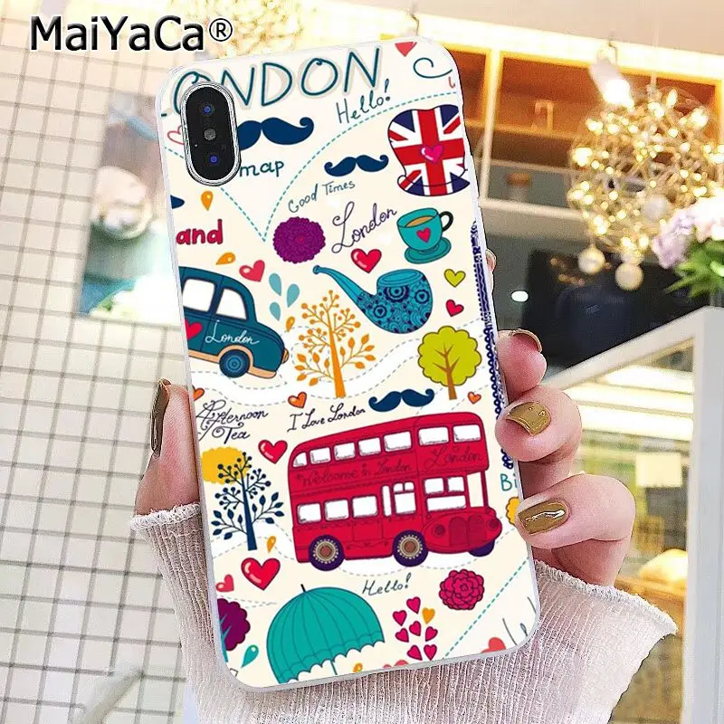 A15 MaiYaCa Лондон автобус Англия телефон Биг Бен телефон чехол для iphone 11 Pro 11Pro Max 8 7 6 6S Plus X XS MAX 5 5S SE XR - Цвет: A15