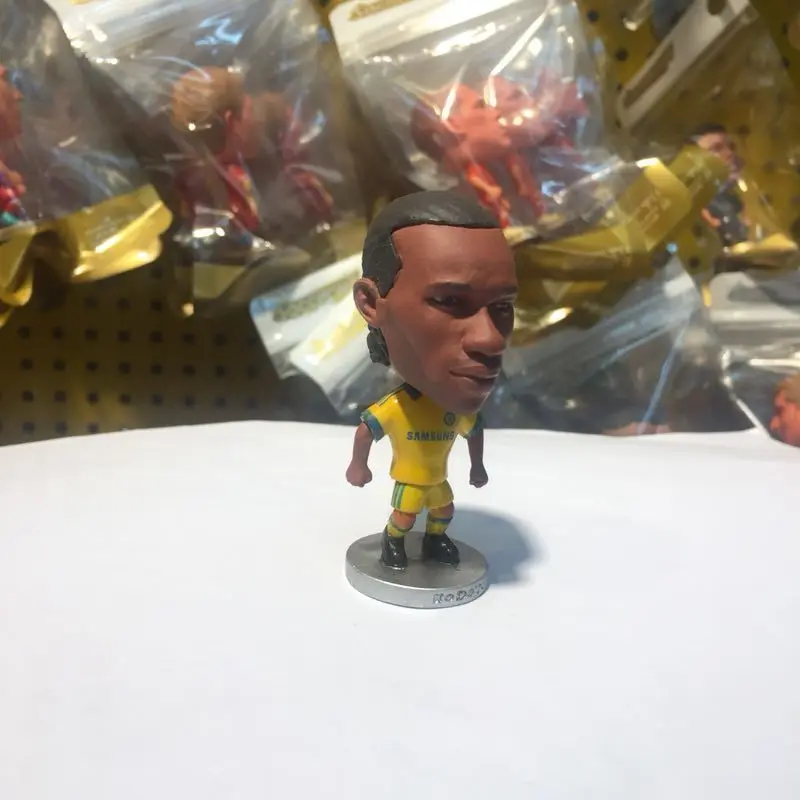 Soccerwe фигурки кукол Футбольные Звезды Drogba дома/выездная версия подвижные суставы