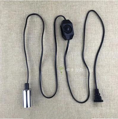 Вилка для ЕС/США 1 шт. E14 винтажный подвесной светильник с переключателем AC 90 260 В