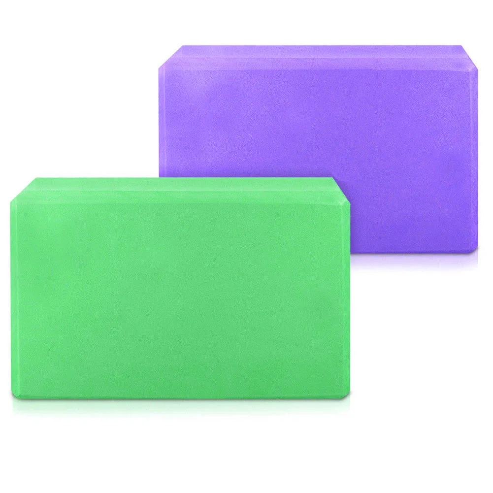 2 цвета Пилатес EVA блоки для йоги спортивные упражнения тренажерный зал пены