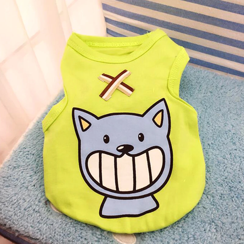 Одежда для собак из хлопка маленьких средних с принтом панды жилет капюшоном