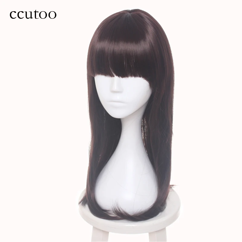 Ccutoo 20 &quotтемно коричневые длинные прямые Прямые Синтетические Полные Волосы