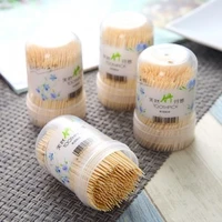 bf040 environmental friendly bamboo toothpick portable canned bamboo toothpick cover toothpick bot 4 74 37 3cm free shipping