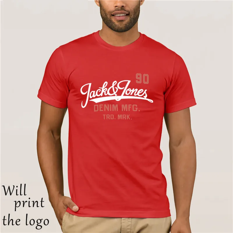 Футболки с логотипом Jack and Jones крутая Повседневная футболка надписью pride Мужская