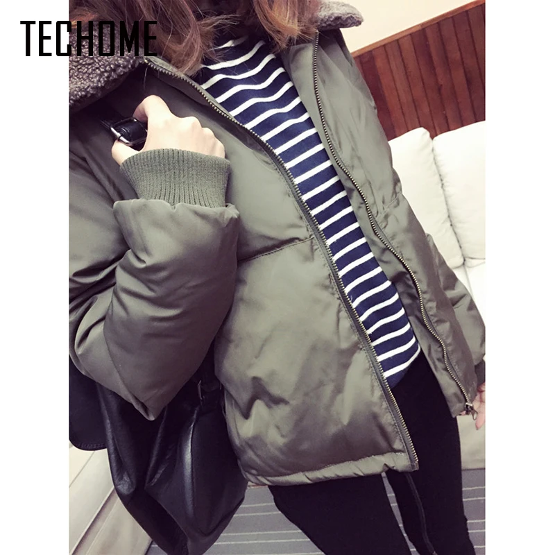 Куртка женская короткая зимняя с хлопковой подкладкой батальных размеров