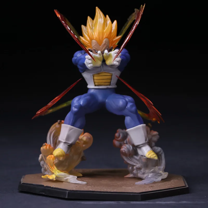 Dragon Ball модель Супер Saiyan VEGETA ПВХ экшн фигурка игрушка кино и ТВ Z боевой дисплей