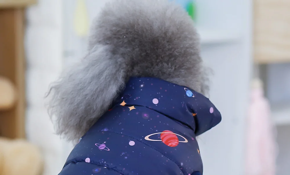 Одежда для собак пальто для маленьких и средних собак зимняя теплая куртка для собак хлопковый жилет для французского бульдога пуделя Йоркского кота одежда S-XXL