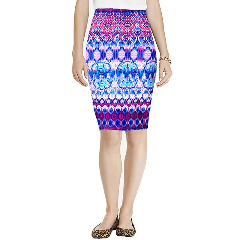 2018 популярная женская Новая модная леопардовая юбка-карандаш с высокой талией