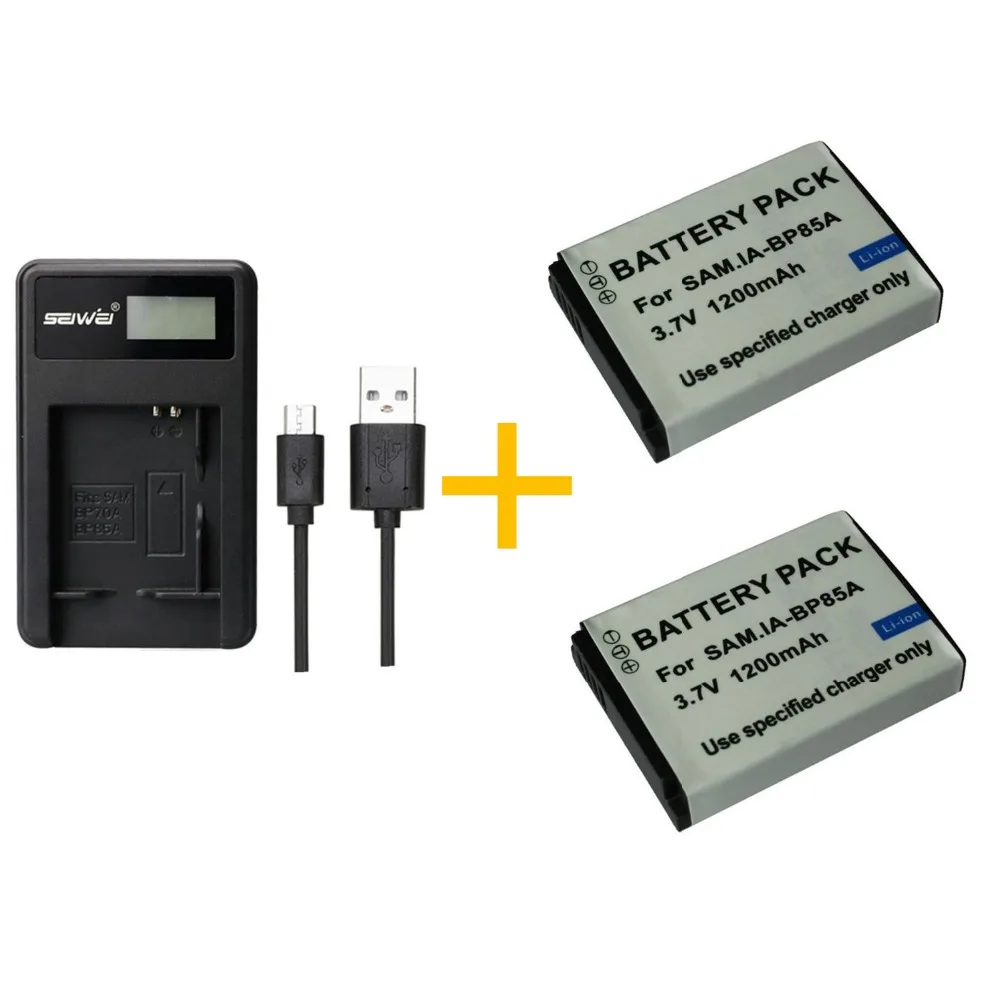 2 предмета 1200 мАч ia bp85a BP85A BP 85A Перезаряжаемые Батарея с зарядное устройство для