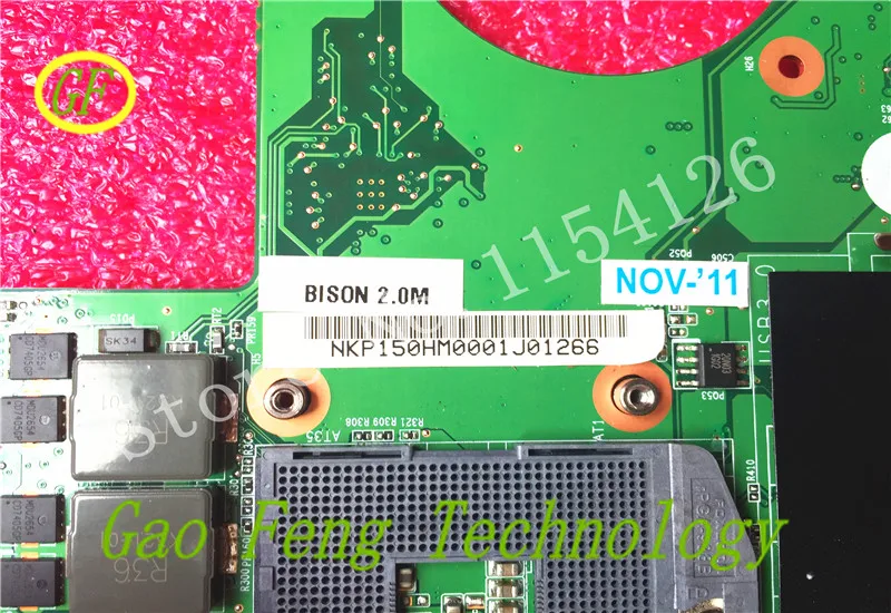 Оптовая продажа материнская плата для ноутбука Clevo P150HM P151HM1 6 71 X5100 D03 HM65 DDR3