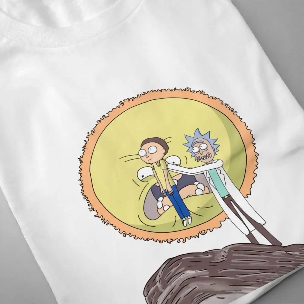 Science King футболка для мужчин новый Рик и Морти Camiseta органический хлопок рассол Homme