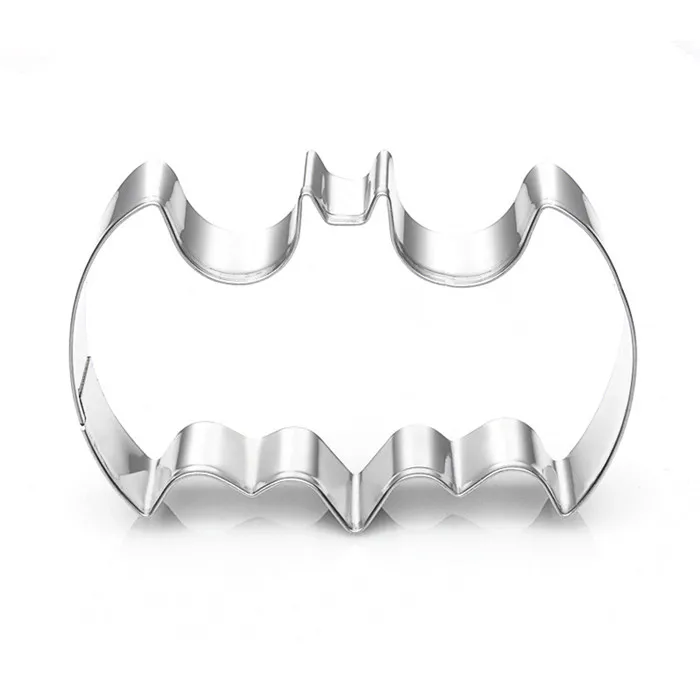 

Stainless Steel Bat Shape Cookie Cutter Baking Biscuit Molds DIY Baking Cookie Cutter Pastry Molds Bakeware Cutter Cut Outs Mold
