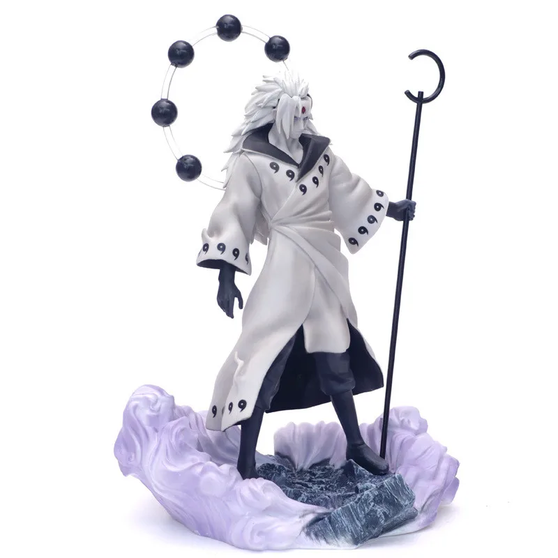 Наруто Учиха Madara Rikudō Sennin Ootutuki Hagoromo Замена лица ПВХ фигурка Коллекция Модель 26 см