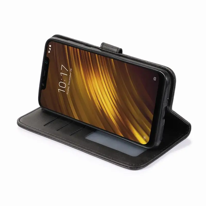 Чехол для Xiaomi Pocophone F1, роскошный кожаный чехол-книжка Pocophone F1, чехол-кошелек для телефона, защитный чехол для Poco F1, чехол-книжка