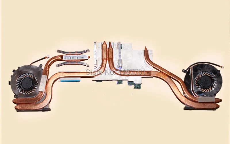 Радиатор охлаждения для ноутбука/ноутбука CPU/GPU радиатор и вентилятор MSI GE72 GL72 6QF 6QD